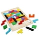 thumbnail image 2 of Bloques de madera rompecabezas juguete Tangram rompecabezas inteligencia colorido 3D bloques rusos juego educativo Montessori, 2 of 5