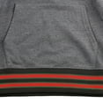 thumbnail image 5 of AACA Men's Varsity Patch Hoodie, Colorblock Pullover Sweatshirt for HBCU Pride, Red, 5 of 7