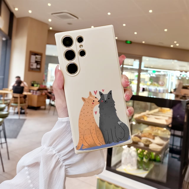 Proteja su iPhone de una manera divertida y moderna con una cubierta de goma de TPU para teléfono que muestra un estampado de dibujos animados