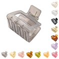 thumbnail image 2 of French Hair Claw Clip Small Solid Color Rectangle Hair Clamp Geometric Hair Claw, 2 of 10