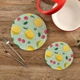 thumbnail image 2 of Lemon 2 Pack Pot Holders Trivets, Heat Resistant Hot Pads for Kitchen Table Decoration Trivets for Hot Dishes/Pot/Bowl/Teapot/Hot Pot Holders, 7" + 9.45", 2 of 7