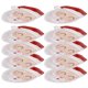 thumbnail image 4 of KAKOWELY 10 platos de papel desechables para fiestas navideñas, platos de Papá Noel para la cena, platos de postre para fiestas navideñas., 4 of 5