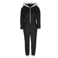 thumbnail image 6 of RQYYD Women's Fleece Non-Footed One Piece Onesie Adult Hooded Pajamas Ladies Jumpsuit, 6 of 6