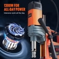 thumbnail image 3 of Taladro magnético VEVOR 1300W, 40 mm, diámetro de perforación 810 RPM, 3 of 9