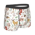 thumbnail image 4 of Uemuo Cute Little Animals Pattern Men's Boxer Briefs,Trunk Anti-Chafing,Comfortable, Durable, and Stylish Underwear-Medium, 4 of 9