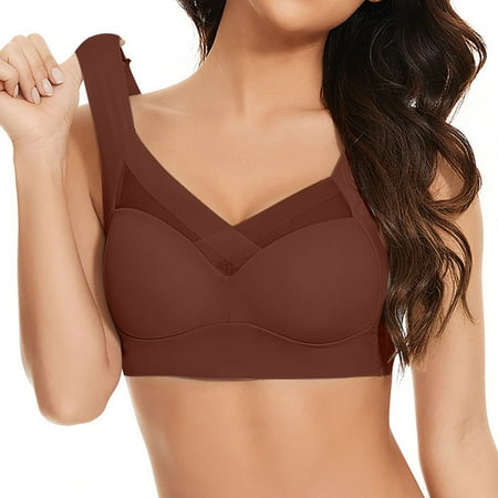 Xdegoge My Account History Activewear Sports Bras for Women Push Up No Wire Bras Plus Size Seamless T-Shirt Bras Mesh Full Coverage Bras Workout Running Sports Bra Brasieres Para Mujer Online Sales