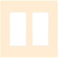 thumbnail image 1 of Morris Products 80908 Decorator Screwless Snap In Wallplates Almond, 1 of 1