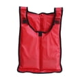 thumbnail image 2 of Travel-friendly Foldable Buoyancy Vest with Single Adjustable Strap, Lightweight Safety Life Jacket for Swimming and Boating, Water Sports Gear, Red, 2 of 9