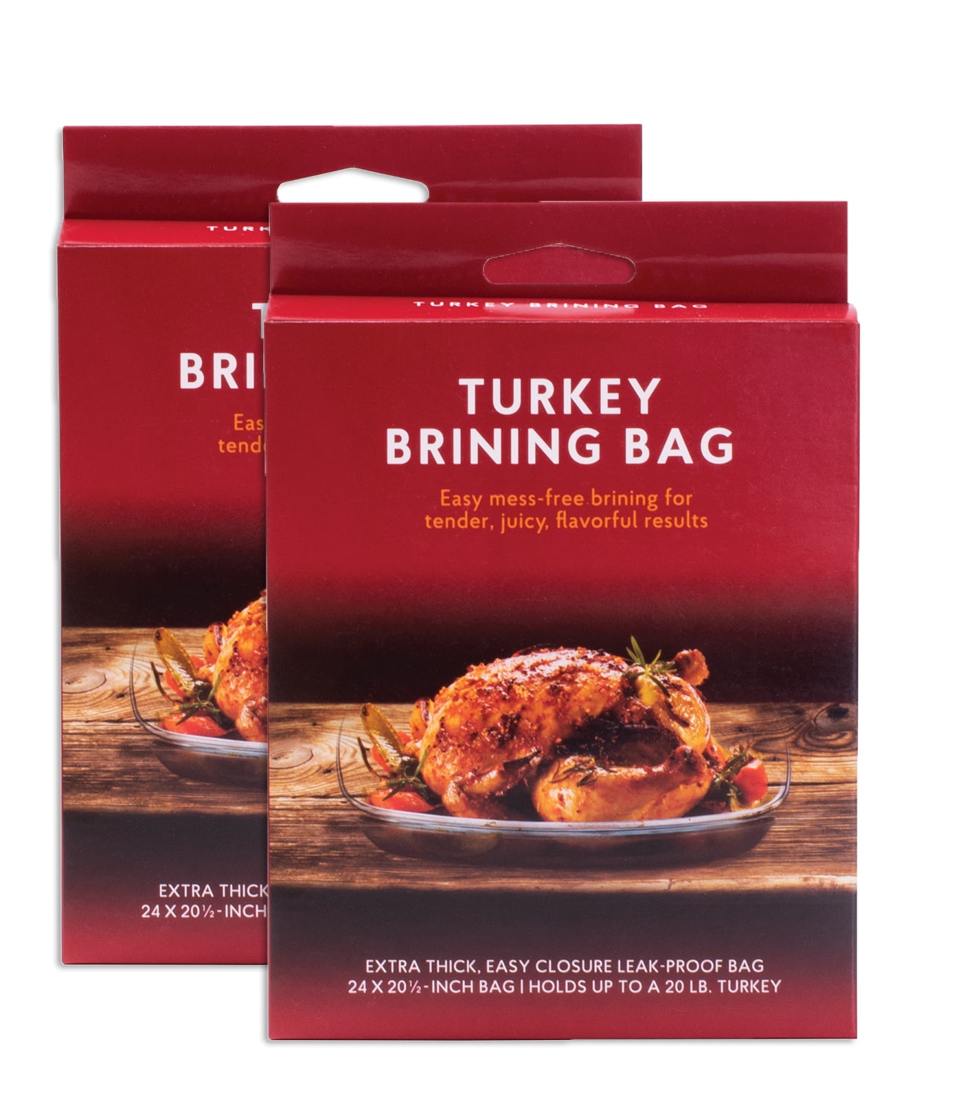 Farberware Brining Bag Premium Turkey Double Zipper Seal 