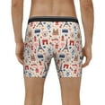 thumbnail image 2 of Men's Boxer Briefs, Paris Soft and Breathable Mens Underwear Boxer Briefs With Widen Waist, 2 of 5