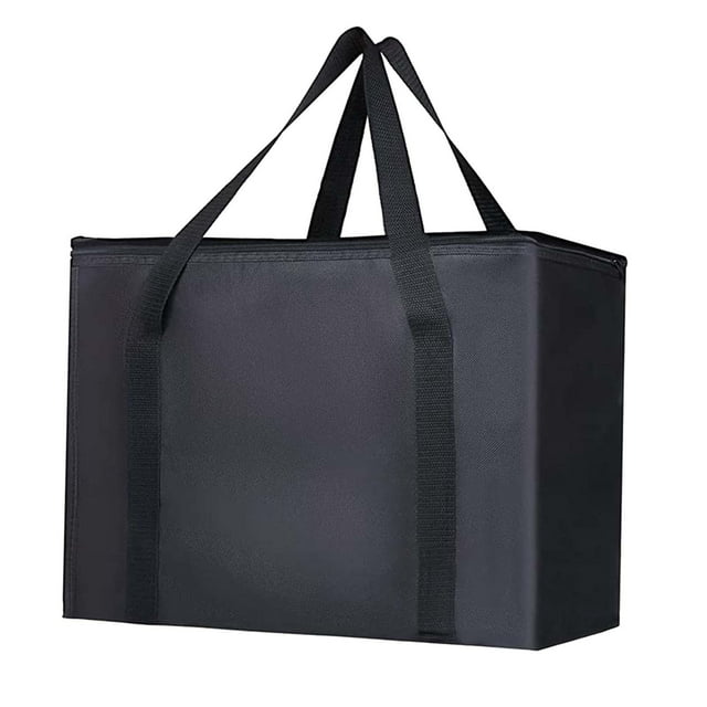 Bolsa isotérmica térmica Sunnimix Bolsa hielera Bolsa de picnic aislada para festivales Negro