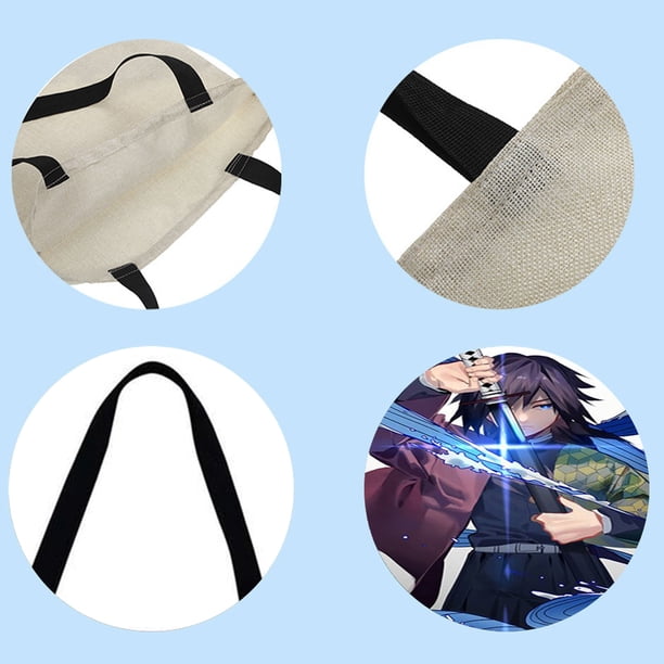 Bolso De Compras De Hombro Con Estampado De Anime De Dibujos Animados, Bolso De Mano Grande Informal M Likrtyny Arte Deco