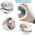 thumbnail image 5 of Cleaning Brush, Scrub Brush Set for Kitchen and Bathroom Household Use with Various Brushes for Cleaning Dishes Tiles Corners and Floors Multifunctional Gap Cleaning Brush, 5 of 7