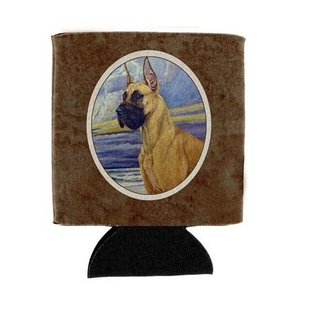 

Carolines Treasures 7101CC Fawn Great Dane at the Beach Can or Bottle Hugger