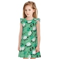 thumbnail image 1 of Gaeub Robe de Pyjama pour Filles à Imprimé Moutons Zzz, Tenue de Nuit Confortable, Robe de Pyjama Imprimée pour Dormir, Tenue de Détente, Fêtes-Xx-Grand, 1 of 6