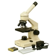 AmScope 40X-1000X Student Monocular Biological Compound Microscope New