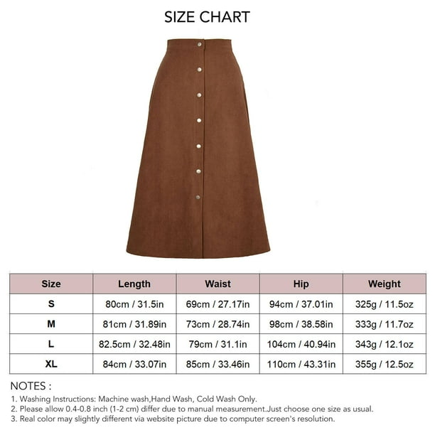 corduroy skirt size 8