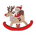 thumbnail image 2 of Yonrjhukm Christmas Decorations Wooden Sleigh Ornaments Elderly Snowman Ornaments Dress Up, 2 of 3