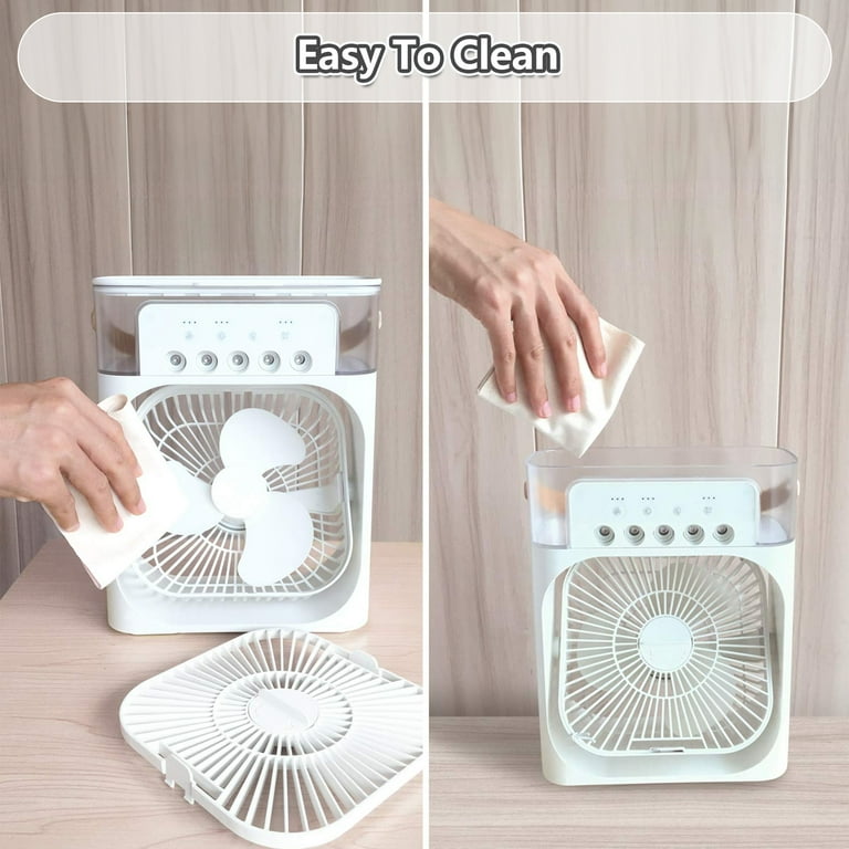 Mini Ac Portable Air Conditioner Cooling Fan With Remote, Quiet