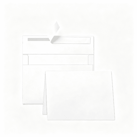 CCOCC White Blank Cards and Envelopes 5 X 7 Heavyweight Folded Cardstock and Printable A7 Envelopes Self Seal 20 Packs for Greeting Cards,Wedding Invitations,Thank You Cards,Party