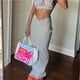 thumbnail image 1 of Falda plisada maxi bodycon, falda con dobladillo dividido, falda maxi bodycon con solapa, falda maxi bodycon con bolsillo, artesanía superior, 1 of 6