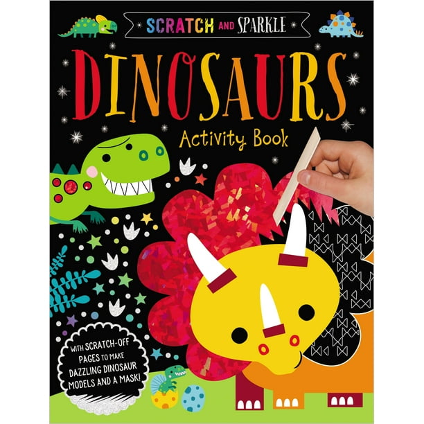 scratch and sparkle dinosaurs activity book