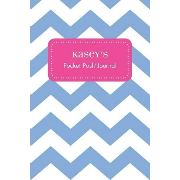 Kasey's Pocket Posh Journal, Chevron, (Paperback)