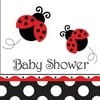 Creative Converting Ladybug Fancy Baby Shower Luncheon Napkins, 16-Count