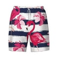 thumbnail image 4 of Lsque Mens Swim Trunks Pink Flamingos Pattern - Bathing Suit Compression Liner - Beach Swim Shorts Swimwear - (S-3XL) - Stretch Quick Dry -Medium, 4 of 9