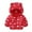 Red, variant on Esaierr 9M-5Y Boys Girls Cute Print Winter Jacket for Newborn Baby Ears Hooded Cotton Coats Lightweight Tops Jacket Casual Outerwear