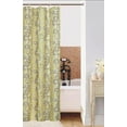 thumbnail image 1 of Fabric Narrow Shower Stall Curtains 36" Width by 72" Length, Tree Gold Printed Bathroom Curtains Machine Washable, 1 of 1