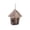 White, variant on Eolstice Hanging Wooden Bird Breeding Box, Solid Wood Parakeet Finch Nest House, Outdoor Tree Hanging Birdcage, Small Aviary Roosting Shelter,Brown