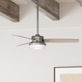 thumbnail image 3 of Restored Hunter Fan 52 inch Brushed Slate Contemporary Ceiling Fan with LED Light Kit and Remote Control (Refurbished), 3 of 9