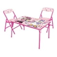 Minnie Mouse Large Folding Table with Washable Surface Comes with 2