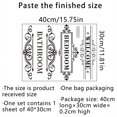thumbnail image 3 of Adhesivo para puerta Inteprter calcomanía de pared PVC decoración del hogar, 3 of 6
