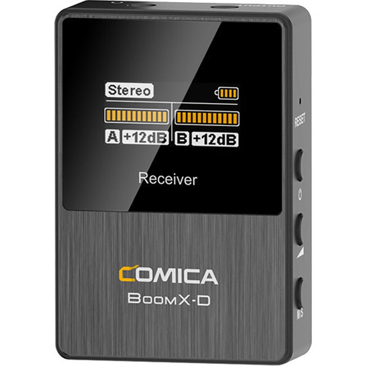 Comica BoomX-D Compact 2.4 GHz Dual Wireless Microphone System with Transmitter & Receiver for Android Smartphones