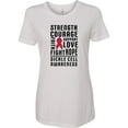thumbnail image 3 of Inktastic Sickle Cell Awareness Strength Courage and Support Women's T-Shirt, 3 of 5