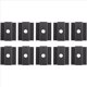 thumbnail image 2 of 40 Paneles Solares Fotovoltaicos de Abrazadera Central, Negro, Abrazadera de MóDulo para Todas las Alturas de , Soporte de Paneles Solares para Techo de Paneles Solares, 2 of 5