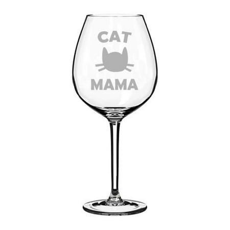 

MIP Brand Wine Glass Goblet Cat Mama (20 oz Jumbo)