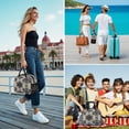 thumbnail image 7 of Flower Lunch Bag for Women Men Reusable Insulated Lunch Bags, Leakproof Cooler Food Lunch Tote Bag, Large Capacity Lunch Box for Work School Travel Picnic, 7 of 7