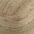 thumbnail image 4 of Uttermost Camden Farmhouse Polystyrene Cotton and Braided Hemp Pouf in Brown, 4 of 4