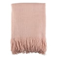 thumbnail image 1 of SARO LIFESTYLE Sevan Collection Throw Blanket, 50" x 60", Pink, 1 of 1