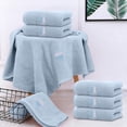 thumbnail image 3 of Face Towel 74 cm x 34 cm Cotton 32-Strand Embroidered Weather Design Unisex Thick Soft Absorbent Towel, 3 of 6