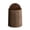 A, variant on 12L Can with Lid - 3 Gallon Walnut Brown Wood Grain Bathroom Garbage Can with Swing Top Lid - Minimalist Diaper Can w Removable Interior Waste Bucket - Dustbin for Office