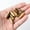 Gold, variant on 1PC Natural White Crystal Blue Rainbow Titanium Healing Charm Pendant Beads-Blue
