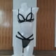 thumbnail image 2 of Lencería sexy para mujer, con lazo, de tres puntos, estilo europeo y americano, 2 of 5