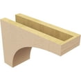 thumbnail image 5 of 4"W x 12"D x 8"H Classic Stockport Rough Cedar Woodgrain TimberThane Corbel, Primed Tan, 5 of 6