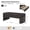 Black, variant on Tina's Home 46.5" Modern Fluted Solid Wood Coffee Table with Storage Drawers, Oak Veneer Rectangle Center Table for Living Room Natural