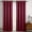 Burgundy, variant on Sheetsnthings Embossed Bella 52-Inch Wide x 96-Inch Long Panel, Set of 2 Grommet Top Blackout Curtain Panels, Chocolate