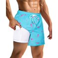 thumbnail image 4 of Bañador Surf Cuz para hombre, 5 pulgadas, compresión y secado rápido, 4 of 8